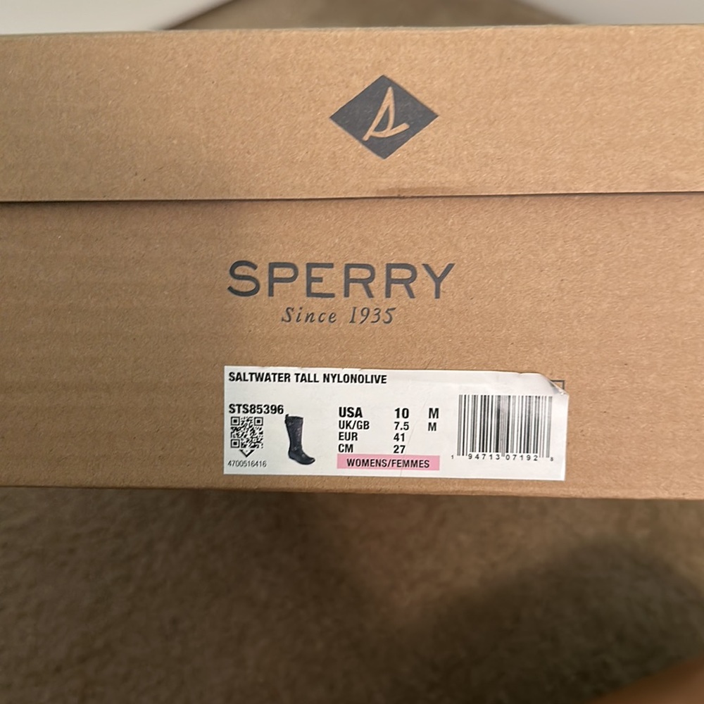 Sperry Saltwater Tall Nylonolive Snow Boots - Picture 3 of 5